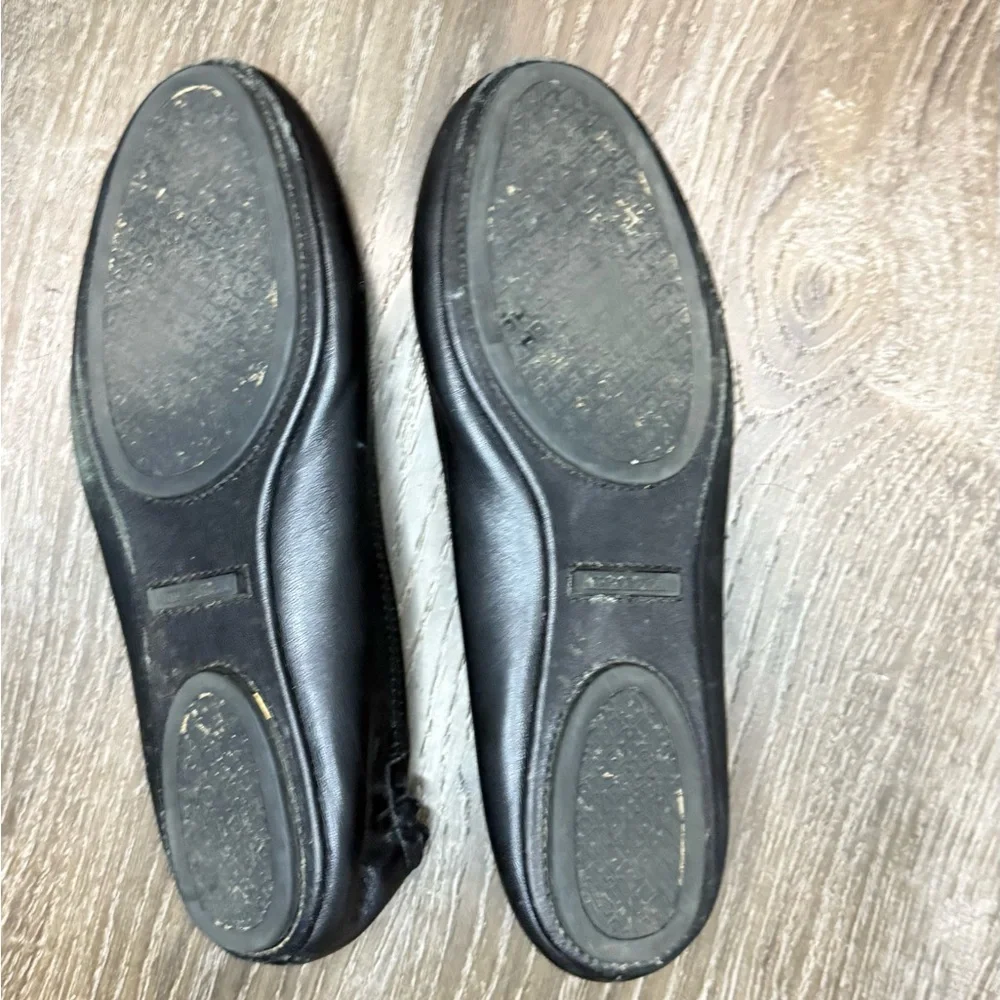 Tory Burch‎ Women's Black Reva Travel Ballet Size 7.5